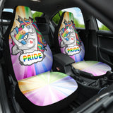 Amazing Unicorn LGBT Pride Car Seat Covers 210201 - YourCarButBetter