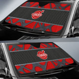 Amazing Volvo Black And Red Themed Printed Car Auto Sun Shades 210901 - YourCarButBetter
