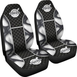 Amazing Volvo Black And White Themed Printed Car Seat Covers 210901 - YourCarButBetter