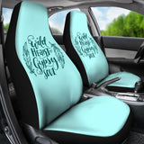 Amazing Wild Heart Gypsy Soul Ombre Car Seat Covers 210305 - YourCarButBetter