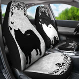 American Eskimo - Car Seat Covers 090629 - YourCarButBetter