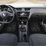American Flag Black Car Floor Mats 212304 - YourCarButBetter