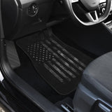 American Flag Black Car Floor Mats 212304 - YourCarButBetter