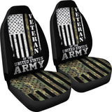 American Flag Camo Proud Us Army Veteran Car Seat Covers 550317 - YourCarButBetter