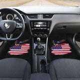 American Flag Car Floor Mats Custom One Nation Under God Car Accessories 212102 - YourCarButBetter
