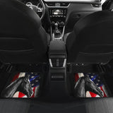 American Flag Horse Gift Who Loves Horse Car Floor Mats 210506 - YourCarButBetter