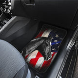 American Flag Horse Gift Who Loves Horse Car Floor Mats 210506 - YourCarButBetter