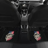 American Flag Largemouth Bass Fishing Car Floor Mats 210906 - YourCarButBetter