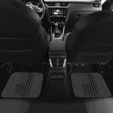 American Flag Patriotic on Black Design Car Floor Mats 212304 - YourCarButBetter