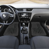 American Flag Patriotic on Black Design Car Floor Mats 212304 - YourCarButBetter