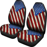 American Flag Red White And Blue Car Seat Covers 103131 - YourCarButBetter