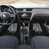 American Flag Rifles Car Floor Mats 211005 - YourCarButBetter