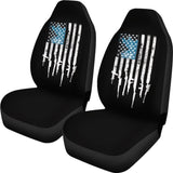 American Flag Rifles Car Seat Covers 211005 - YourCarButBetter