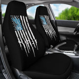 American Flag Rifles Car Seat Covers 211005 - YourCarButBetter