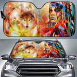 American Native Woman Car Auto Sun Shades 211901 - YourCarButBetter