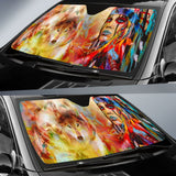 American Native Woman Car Auto Sun Shades 211901 - YourCarButBetter