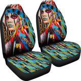 American Native Woman Car Seat Covers 211901 - YourCarButBetter