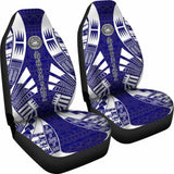 American Samoa Car Seat Covers - American Samoa Seal Polynesian Tattoo Flag - 9 174914 - YourCarButBetter