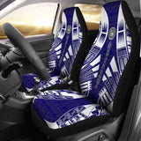 American Samoa Car Seat Covers - American Samoa Seal Polynesian Tattoo Flag - 9 174914 - YourCarButBetter