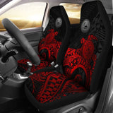 American Samoa Car Seat Covers - American Samoa Seal Turtle (Red) - Amazing 091114 - YourCarButBetter