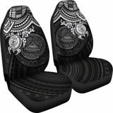 American Samoa Polynesian Car Seat Covers - Black Turtle - Amazing 091114 - YourCarButBetter