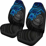 American Samoa Polynesian Car Seat Covers - Blue Turtle - Amazing 091114 - YourCarButBetter
