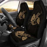 Anchor Gold Poly Tribal Car Seat Covers - 192609 - YourCarButBetter