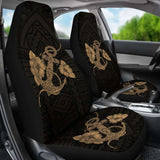 Anchor Gold Poly Tribal Car Seat Covers - 192609 - YourCarButBetter