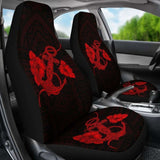Anchor Red Poly Tribal Car Seat Covers - 192609 - YourCarButBetter