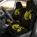 Anchor Yellow Poly Tribal Car Seat Covers - 192609 - YourCarButBetter