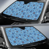 Anchors Rudder Compass Star Nautical Pattern Car Auto Sun Shades 550317 - YourCarButBetter