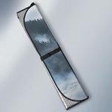 Arctic Wolf White Wolf Winter Mountains 4K Car Sun Shade 172609 - YourCarButBetter