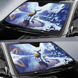 Art Deer Car Auto Sun Shades 172609 - YourCarButBetter