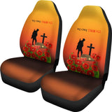 Australia Anzac Day Car Seat Covers Lest We Forget 094201 - YourCarButBetter