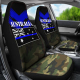 Australia Flag Car Seat Covers The Thin Blue Line 094201 - YourCarButBetter