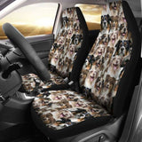 Australian Shepherd Full Face Car Seat Covers 091706 - YourCarButBetter