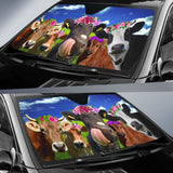 Auto Sun Shades - Cow 15 172609 - YourCarButBetter