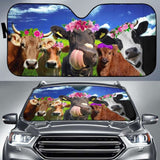 Auto Sun Shades - Cow 15 172609 - YourCarButBetter
