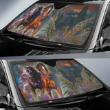 Auto Sun Shades - Horse 06 172609 - YourCarButBetter