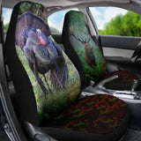 Awesome Turkey And Deer Car Seat Cover Amazing 161012 - YourCarButBetter