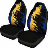 Barbados Flag Painting Car Seat Cover 4 221205 - YourCarButBetter