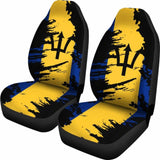 Barbados Painting Car Seat Cover 72 221205 - YourCarButBetter