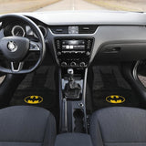 Batman Logo Dc League In Black Theme Car Floor Mats 101819 - YourCarButBetter