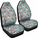 Beagle Flower Car Seat Covers 221205 - YourCarButBetter