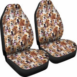 Beagle Full Face Car Seat Covers 221205 - YourCarButBetter