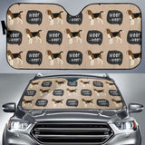 Beagle Pattern Car Auto Sun Shades 102507 - YourCarButBetter