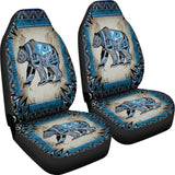 Bear Symbol Native Car Seat Cover 093223 - YourCarButBetter