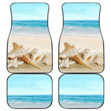 Beautiful Beach Car Floor Mats With Sea Shell 211305 - YourCarButBetter