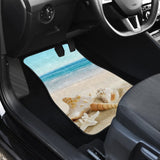 Beautiful Beach Car Floor Mats With Sea Shell 211305 - YourCarButBetter