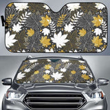Beautiful Gold Autumn Maple Leaf Pattern Car Auto Sun Shades 174510 - YourCarButBetter